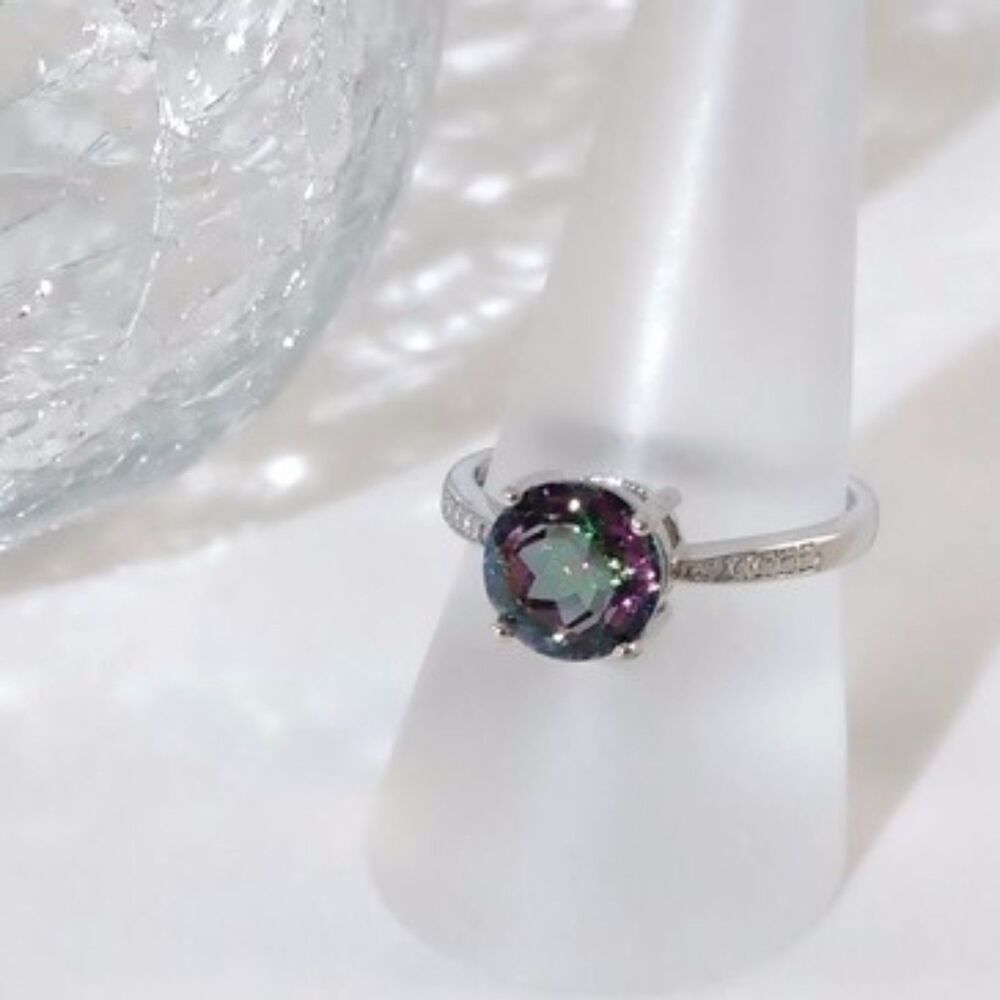 Mystic Gemstone 2 Carats Ring Size 7-1/4